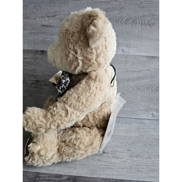 Vtg House of Nisbet Jack's Teddy Bear Jointed Crushed Alpaca Plush 15" 571 Tags - Picture 8 of 16